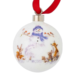 Елочный шар "Снеговик" 6,6 см