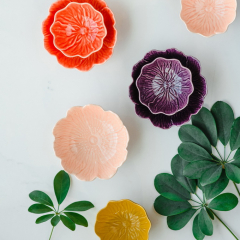 Чаша Flora 12,5 см, фиолетовая