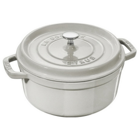 Кокот круглый La Cocotte 22 см / 2,6 л, цвет белый трюфель