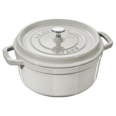Кокот круглый La Cocotte 22 см / 2,6 л, цвет белый трюфель