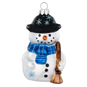 Елочная игрушка "Снеговик" 8,5 cм