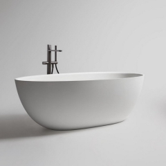 Ванна Antonio Lupi Eclipse Small 160х75, из материала Cristalplant, матовая, белая