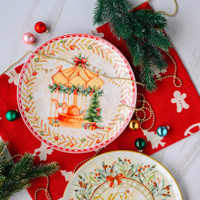 Блюдо сервировочное Christmas Carousel 30 см