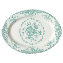Блюдо овальное Rose Turquoise 30,5 см