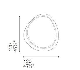 Зеркало Calligaris Aura 120х120 CS5150-M, Bronze