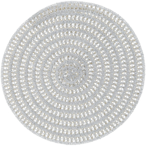 Подложка под тарелку круглая Placemat Nova 38 см, серая