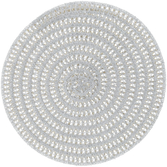 Подложка под тарелку круглая Placemat Nova 38 см, серая
