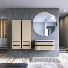 Шкаф-пенал подвесной Kolpa-San Vittoria V 1481 BE, 147х45, бежевый