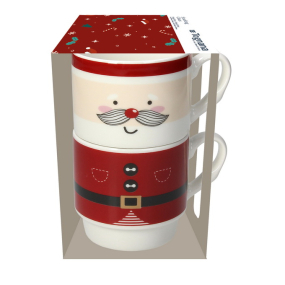 Набор кружек "Санта" 330 мл, 2 шт