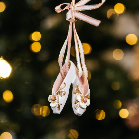 Новогодняя игрушка "Пуанты" 6 см