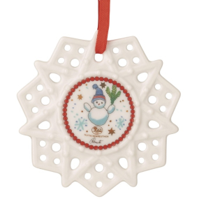 Фигурка-звезда "Мальчик со снежком" 7,5 см