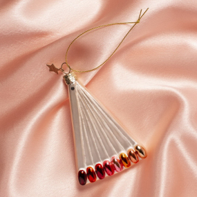 Елочная игрушка "Палитра лаков" 10,5 см