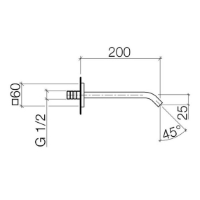 Излив для ванны Dornbracht Imo q3_13801670-00, хром