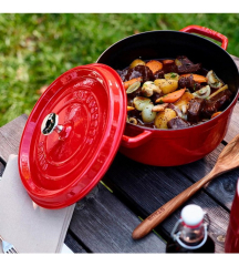 Кокот круглый La Cocotte 22 см / 2,6 л, красный