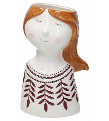 Ваза "Девушка с листьями" Ceramic Anacu 27 см