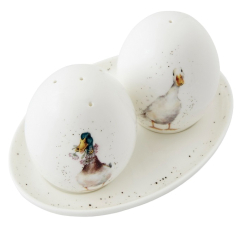 Набор из солонки и перечницы на подставке Wrendale Designs