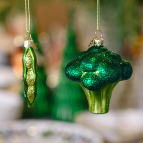 Елочная игрушка "Брокколи" 10 см
