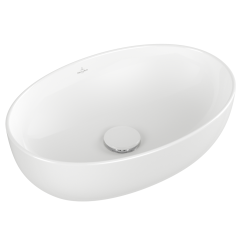 Раковина накладная Villeroy & Boch Artis 48х33, CeramicPlus, 438848R1, из TitanCeram, белая