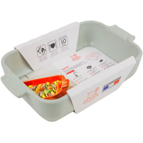 Форма для запекания прямоугольная Appolia 12х22 см, цвет шалфей