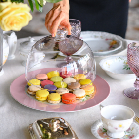 Блюдо сервировочное Maria Pink Rose 33 см