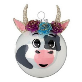 Елочный шар "Корова" 8 см