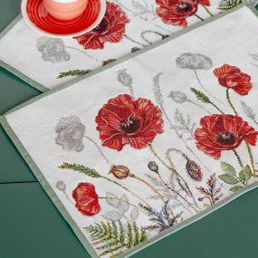 Салфетка под тарелку Poppy Meadow 32x48 см