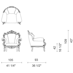 Кресло Cappellini Proust