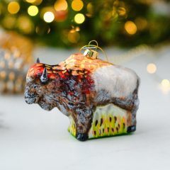Новогодняя игрушка "Зубр" 9 см