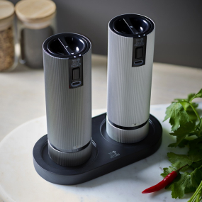 Подставка для мельниц Linea 18,7 см, матовая черная