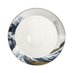 Чашка для завтрака с блюдцем "Большая волна" 500 мл