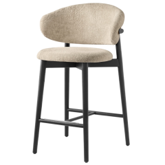 Стул полубарный  Calligaris Oleandro CS2035, Matt Black/Sand