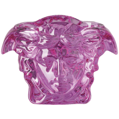 Ваза Versace Medusa Grande 19 см, розовая
