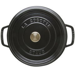 Кокот круглый La Cocotte 26 см / 5,2 л, черный матовый