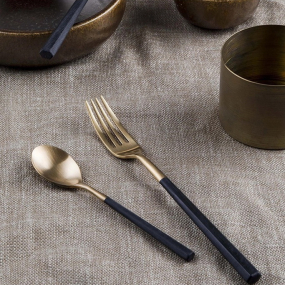 Набор столовых приборов Hive Black Treasure Honey, 24 предмета