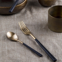 Набор столовых приборов Hive Black Treasure Honey, 24 предмета