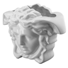 Ваза Versace Medusa Grande 21 см, белая