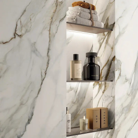 Керамогранит Panaria Zero.3 Perpetual 120х278 Soft, Venato Gold, 6 мм