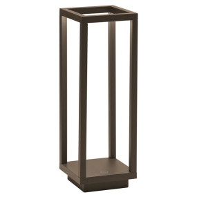 Лампа настольная Zafferano Home Pro 29,4 см, коричневая