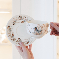 Чашка для завтрака с блюдцем Sologne 500 мл