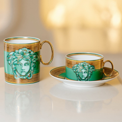 Кружка Versace Medusa Amplified Green Coin 300 мл