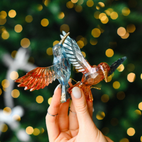 Елочная игрушка "Колибри" 6 см, в ассортименте