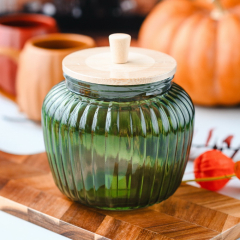 Емкость для хранения Dolce Casa Barry 14х16 см, зеленая