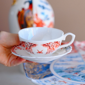 Чашка чайная с блюдцем Zora Hybrid