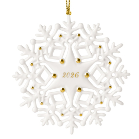 Елочная игрушка Villeroy & Boch Christmas Classics "Снежинка 2026" 11 см