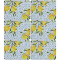 Набор подставок под тарелку Amalfi Lemons 23х30,5 см, 6 шт