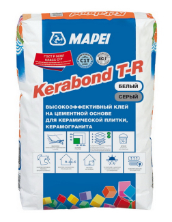 Клеевая смесь Mapei Kerabond T-R Grey, серая, 25кг