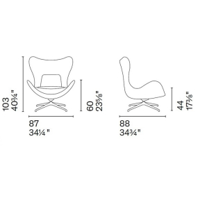 Кресло Calligaris Lazy CS3373, Sand