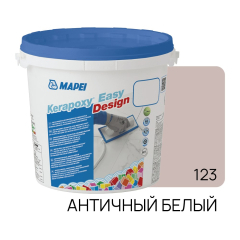 Фуга эпоксидная Mapei Kerapoxy Easy Design 123, античный белый, 3 кг
