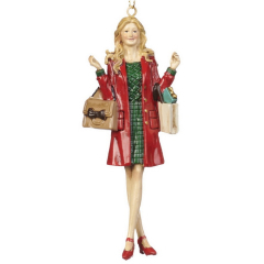 Елочная игрушка "Девушка в зеленом" 11,5 см Елочная игрушка "Девушка в зеленом" 11,5 см