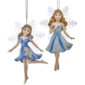 Елочная игрушка "Фея" 12 см, в ассортименте